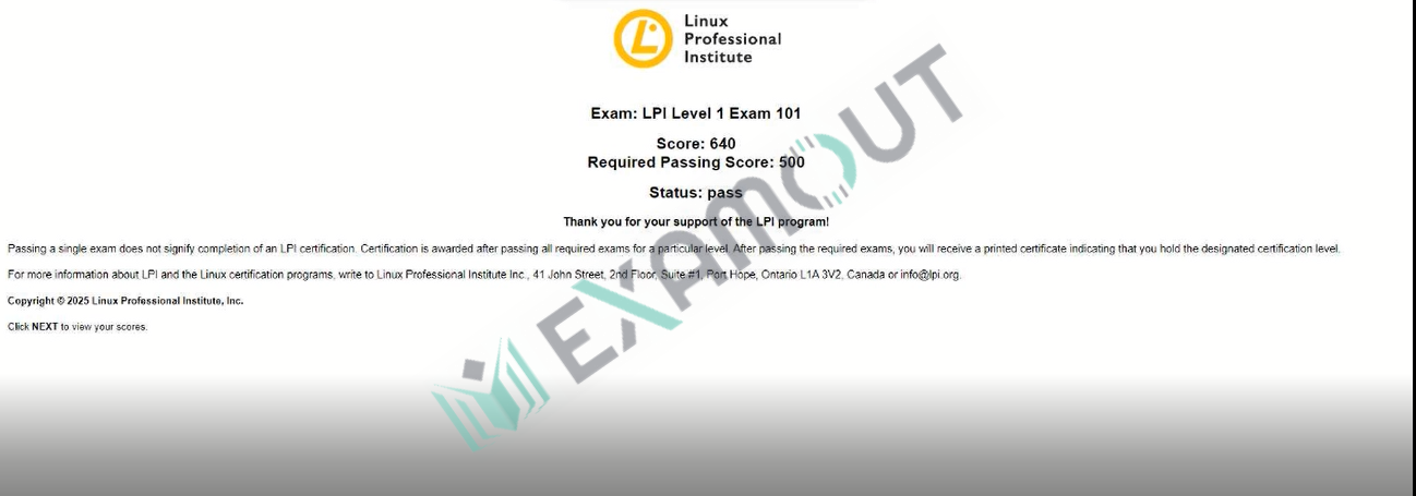 LPIC Level 1 101-400 passing exam report 1