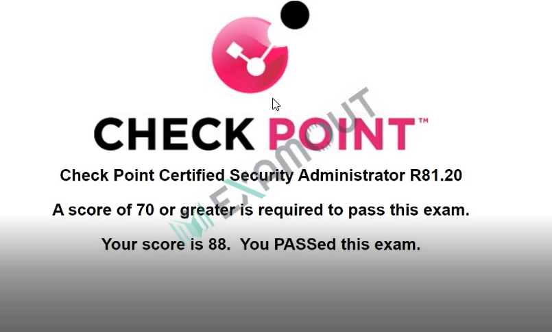 CCSA R81 156-215.81 passing exam report 2