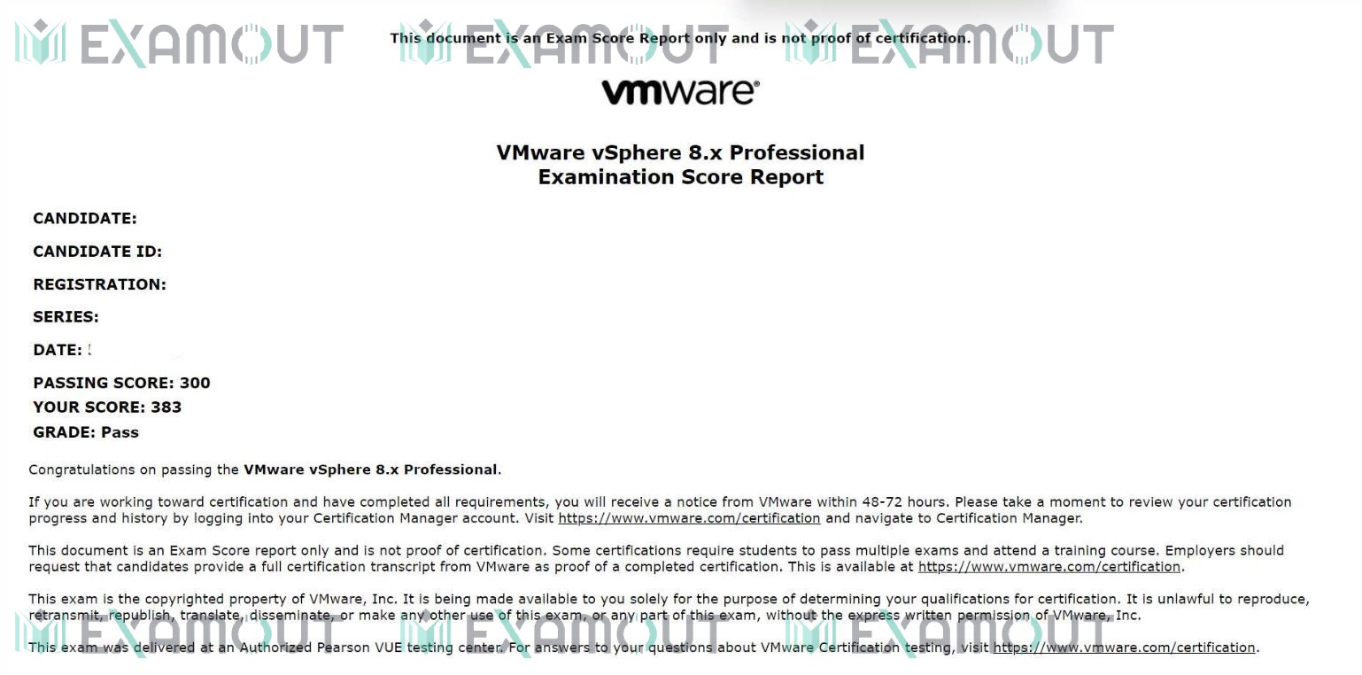 VCP-DCV 2023 2V0-21.23 passing exam report 2