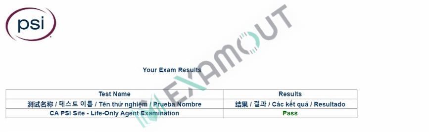 Life, Accident, and Health CA-Life-Accident-and-Health passing exam report 1