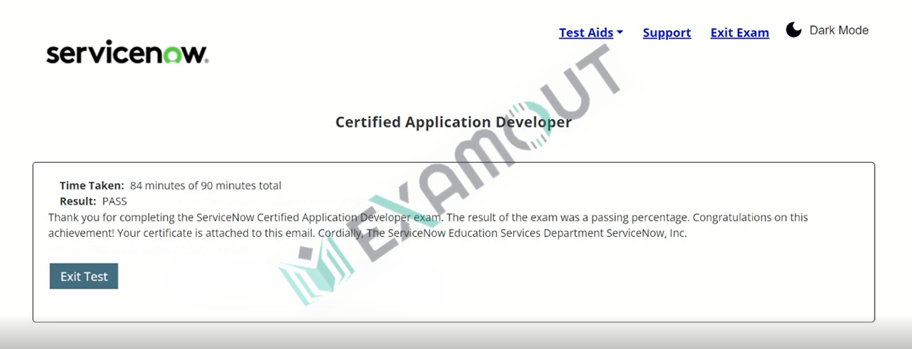 Certified Application Developer CAD passing exam report 2