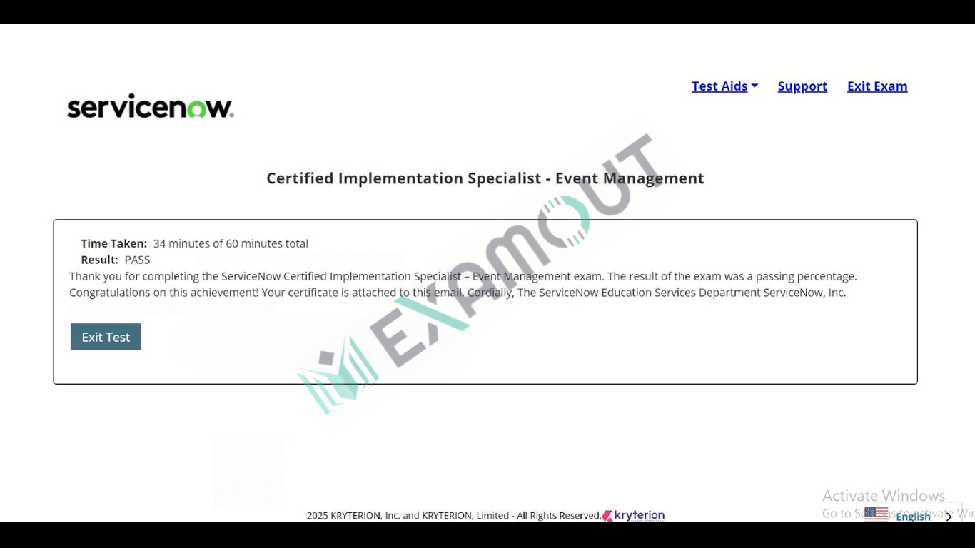 CIS-Event Management CIS-EM passing exam report 2