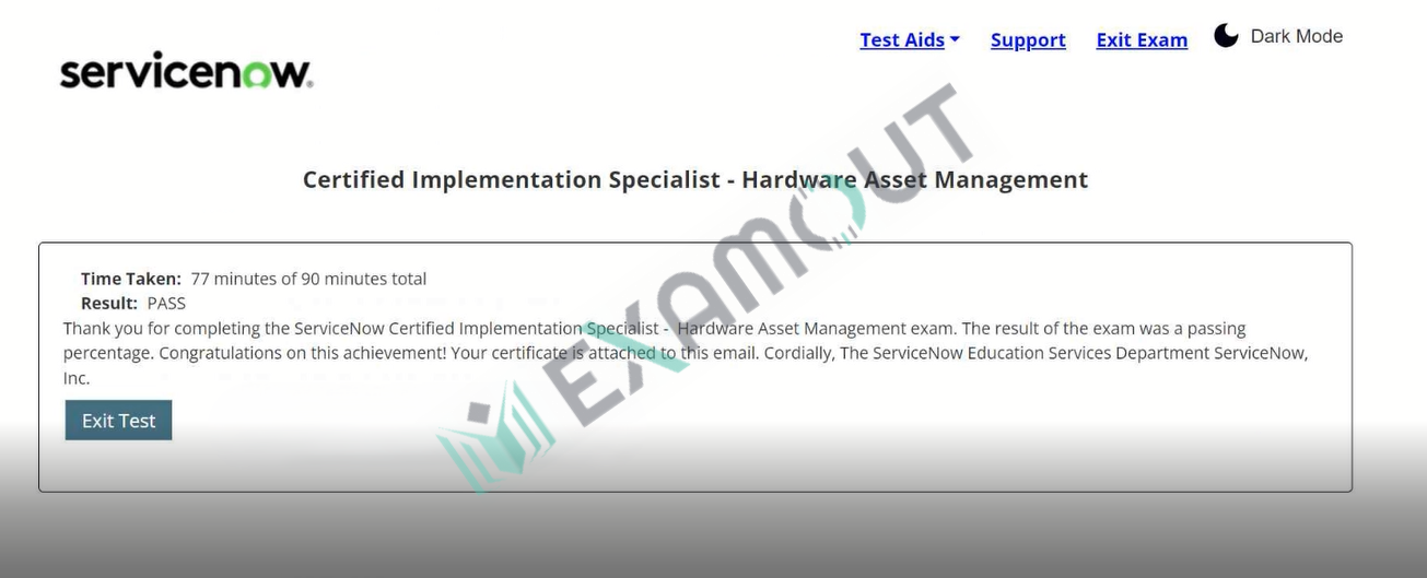 CIS-Hardware Asset Management CIS-HAM passing exam report 1
