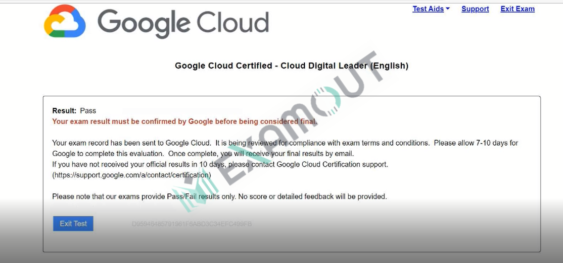 Google Cloud Certified Cloud-Digital-Leader passing exam report 3