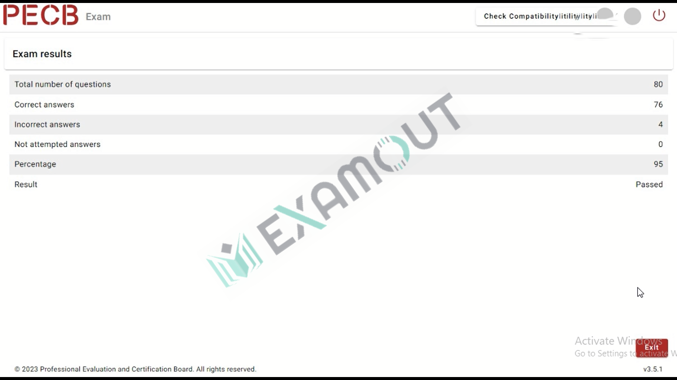 AI management system (AIMS) ISO-IEC-42001-Lead-Auditor passing exam report 2