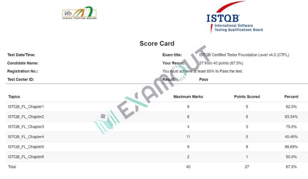 Foundation Level ISTQB-CTFL passing exam report 2