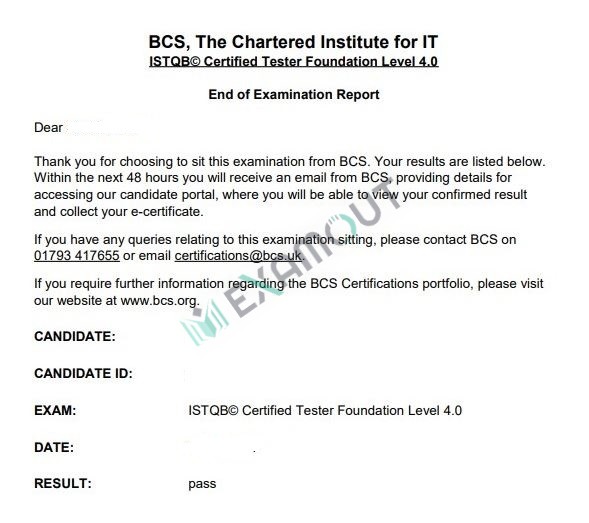 Foundation Level ISTQB-CTFL passing exam report 1