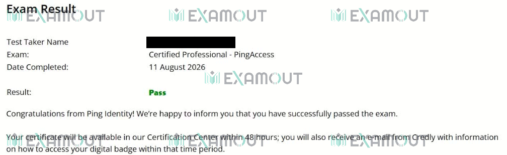 PingAccess PAP-001 passing exam report 1