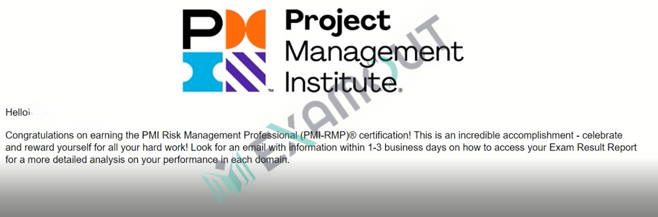 PMI Certification PMI-RMP passing exam report 2